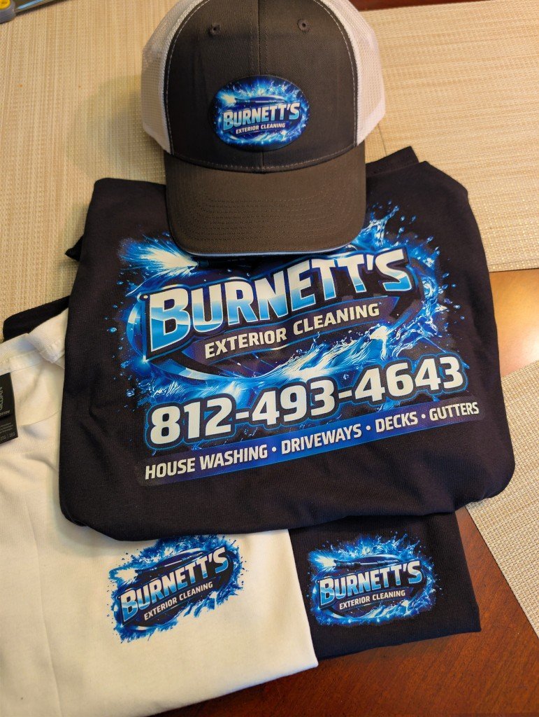 Matching hats and crew shirts